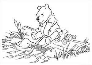 Pobarvanka medvedek Pu 4