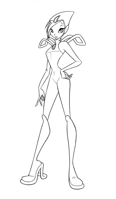 Winx club pobarvanka