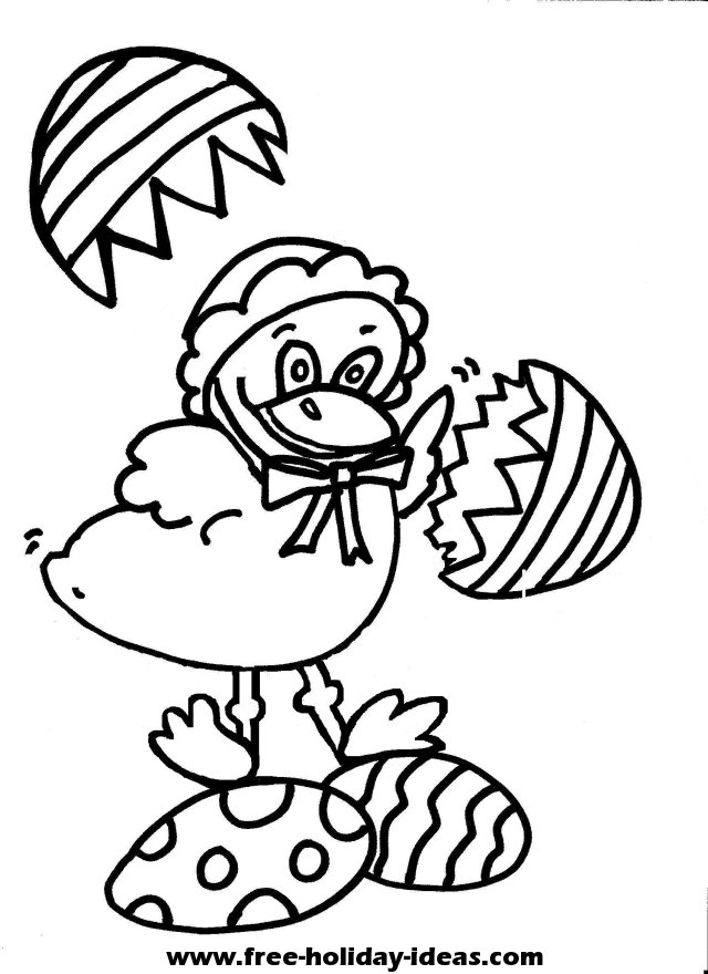 Velikonočna jajčka in piščanček